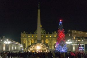 Weihnachtskrippe Petersplatz 2023