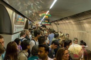 Piattaforma della metropolitana di Roma