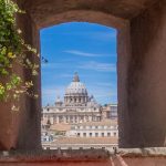 La Basilica di San Pietro vista da Castel Sant'Angelo