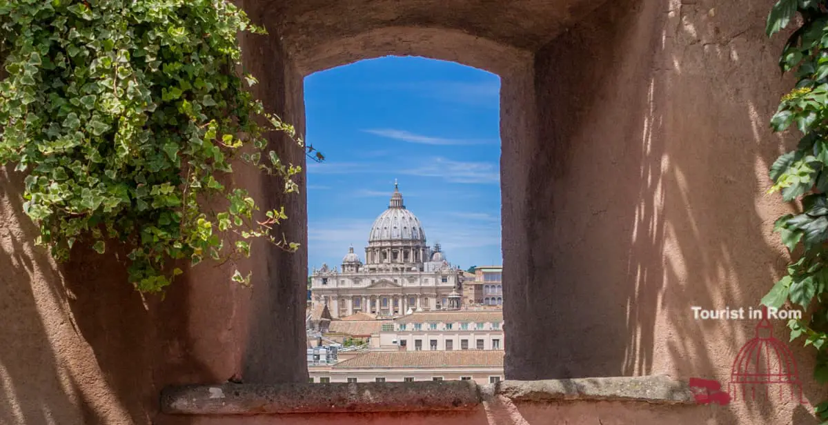 La Basilica di San Pietro vista da Castel Sant'Angelo