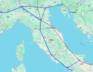 High-speed rail network Italy