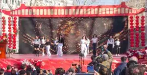 CNY Rome Dancers performing on stage