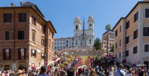 Pentecost in Rome Spanish Steps