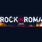 Offizielles Logo des Rock in Roma Musikfestivals 2026 in der italienischen Hauptstadt