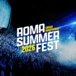 Offizielles Logo des Roma Summer Fest 2026, das beliebte Sommermusikfestival in Rom