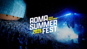 Offizielles Logo des Roma Summer Fest 2026, das beliebte Sommermusikfestival in Rom