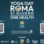 Offizielles Logo der Yoga Days Rom, dem großen Yoga-Festival in der italienischen Hauptstadt